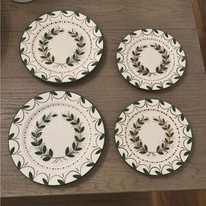 Mrs. Alice Josephine Garland ceramic plates